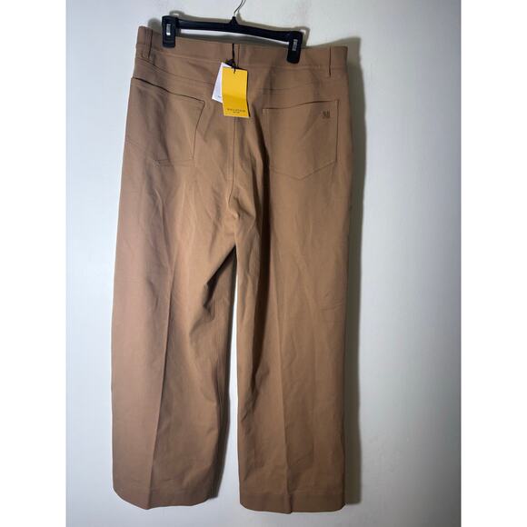 NWT MM Lafleur Tan Wide Leg Milo Jean Size 16 - Picture 2 of 2